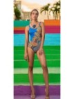 Giadamarina costume intero con coppe foderate stampa piazzata made in Italy art. mexico